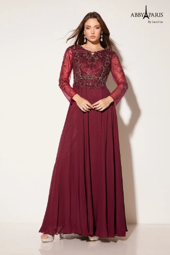 Abby Paris Style #96040W $1 Burgundy thumbnail