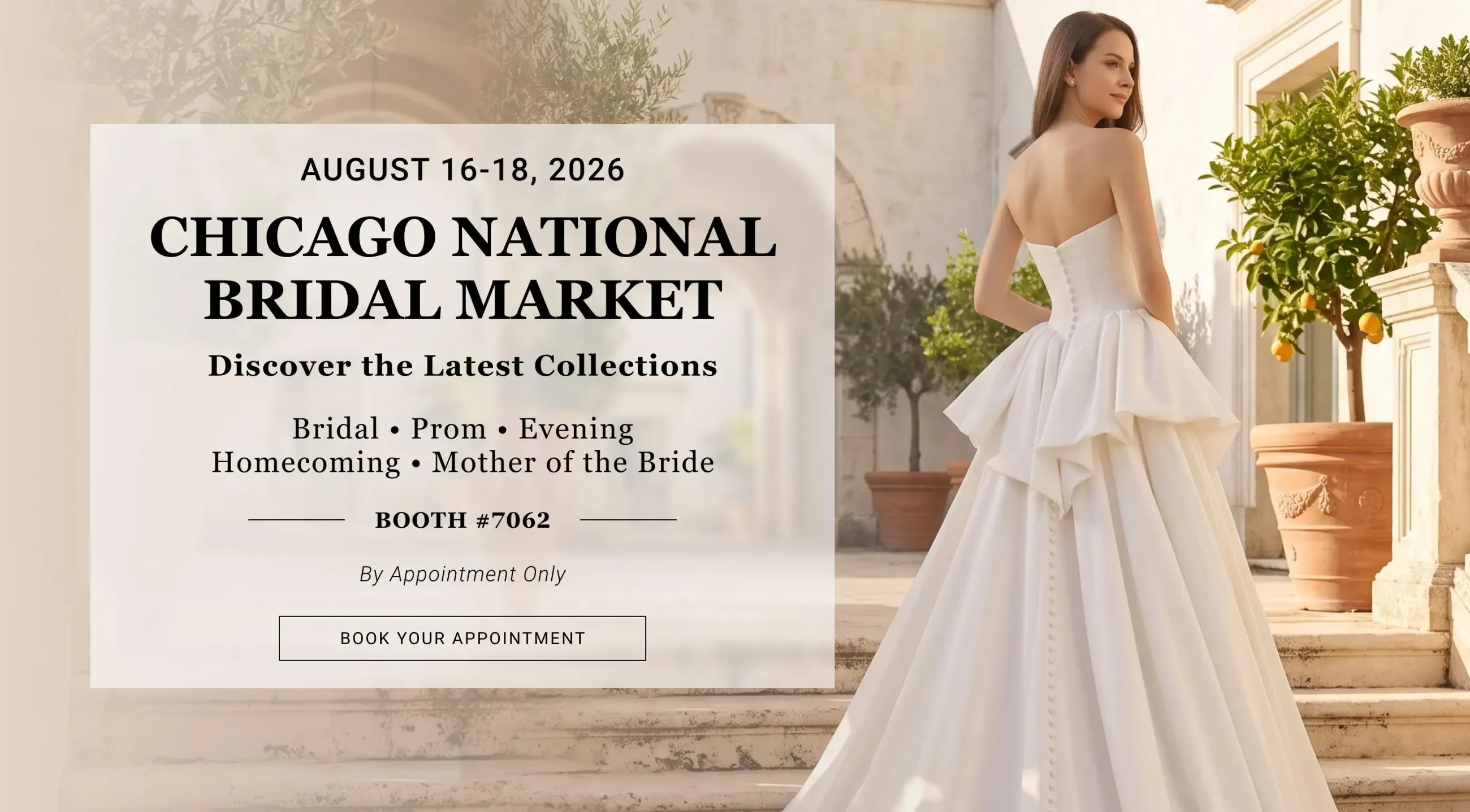Chicago National Bridal Market Desktop Banner
