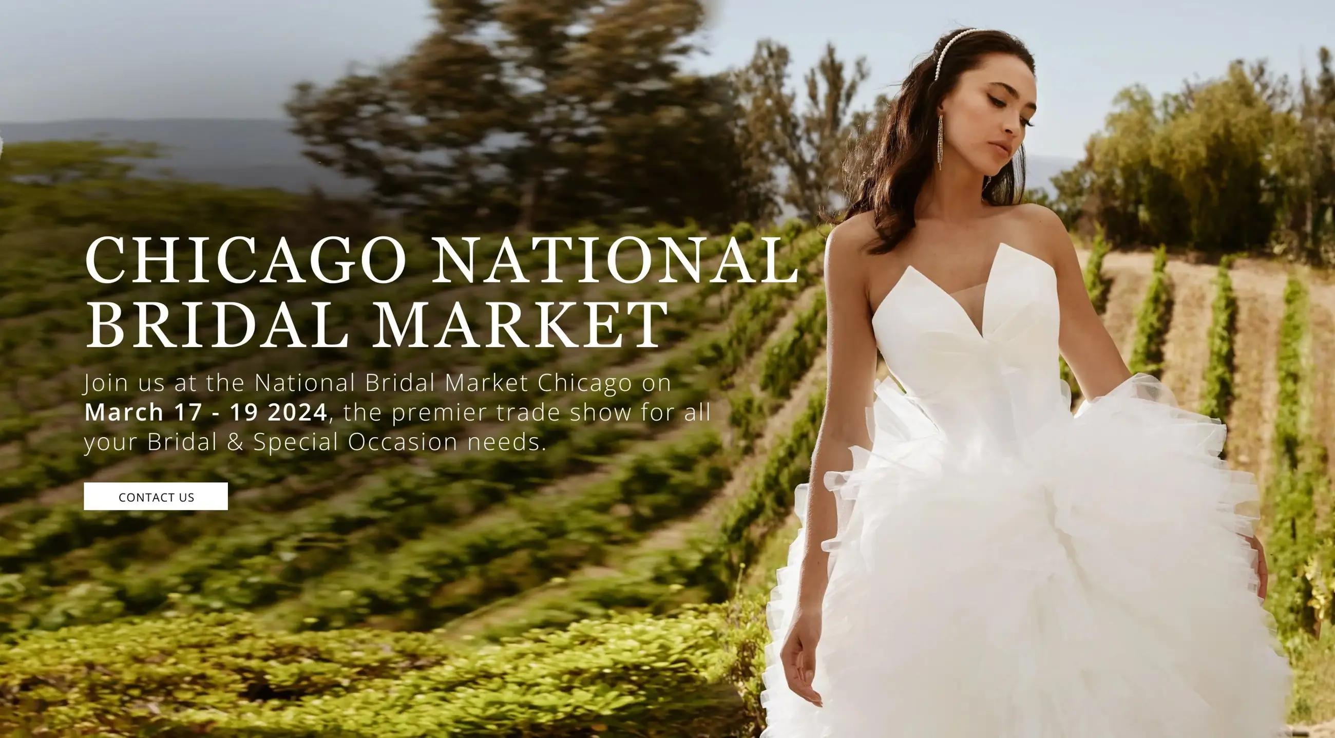Chicago National Bridal Market event banner desktop